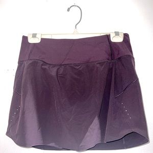 PURPLE ATHLETA RUN WITH IT SKORT